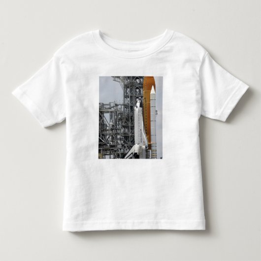 Space Shuttle Endeavor op het lanceerpad 2 Kinder Shirts (Voorkant)