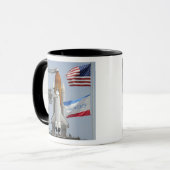 Space Shuttle Endeavor op het lanceerpad 3 Mok (Voorkant links)