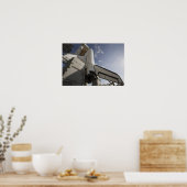 Space Shuttle Endeavor op het lanceerpad 3 Poster (Keuken)