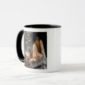 Space Shuttle Endeavor op het lanceerpad Mok (Voorkant links)