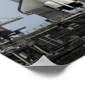 Space Shuttle Endeavor op het lanceerpad Poster (Hoek)