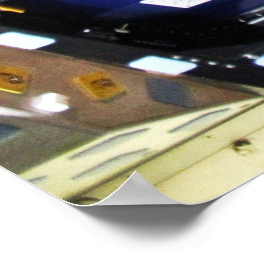 Space Shuttle Endeavor OV-105 Cockpit Poster (Hoek)