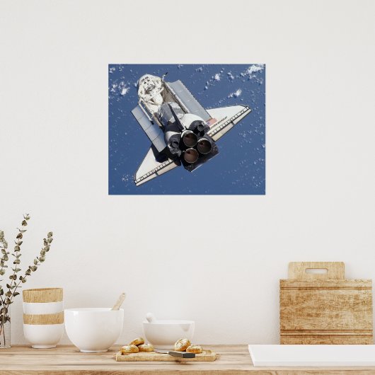 Space Shuttle Endeavor Poster (Keuken)