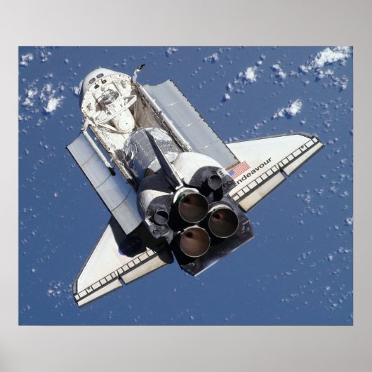 Space Shuttle Endeavor Poster (Voorkant)