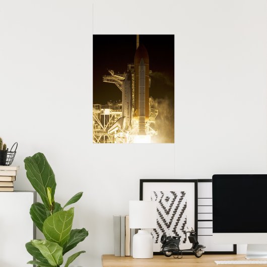 Space Shuttle Endeavor Poster (Thuiskantoor)