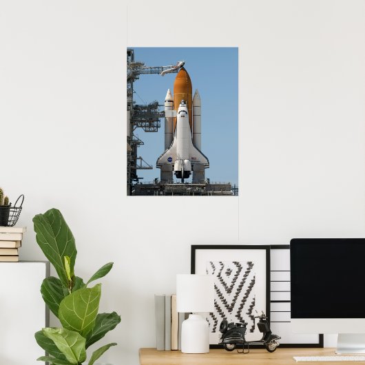 Space Shuttle Endeavor Poster (Thuiskantoor)