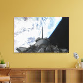 Space Shuttle Endeavor's laadbay 2 Canvas Afdruk (Insitu (Woonkamer))