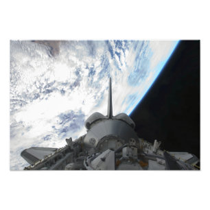 Space Shuttle Endeavor's laadbay 2 Foto Afdruk