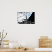 Space Shuttle Endeavor's laadbay 2 Poster (Keuken)