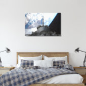 Space Shuttle Endeavor's laadbay 3 Canvas Afdruk (Insitu (Slaapkamer))