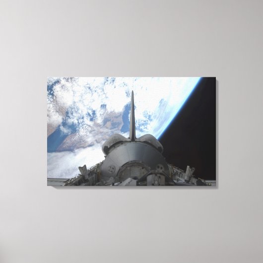 Space Shuttle Endeavor's laadbay 3 Canvas Afdruk (Voorkant)