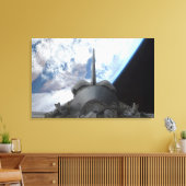 Space Shuttle Endeavor's laadbay 3 Canvas Afdruk (Insitu (Woonkamer))