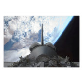 Space Shuttle Endeavor's laadbay 3 Foto Afdruk (Voorkant)