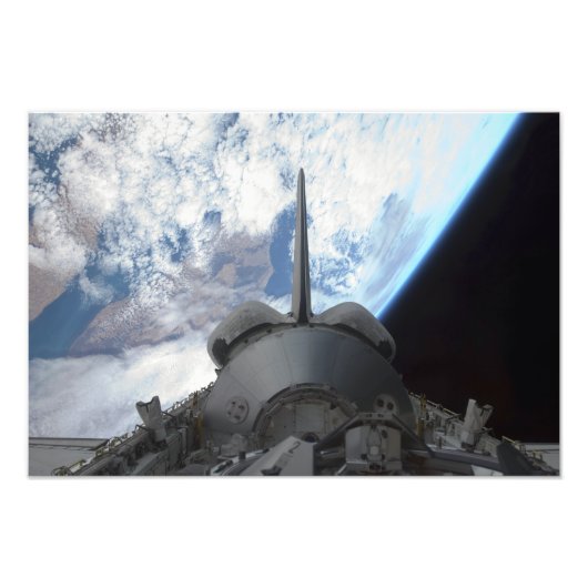 Space Shuttle Endeavor's laadbay 3 Foto Afdruk (Voorkant)