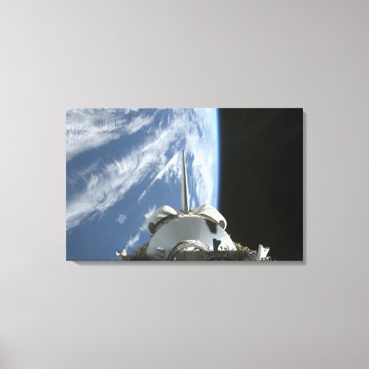Space Shuttle Endeavor's laadbay Canvas Afdruk (Voorkant)
