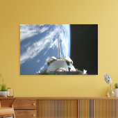 Space Shuttle Endeavor's laadbay Canvas Afdruk (Insitu (Woonkamer))