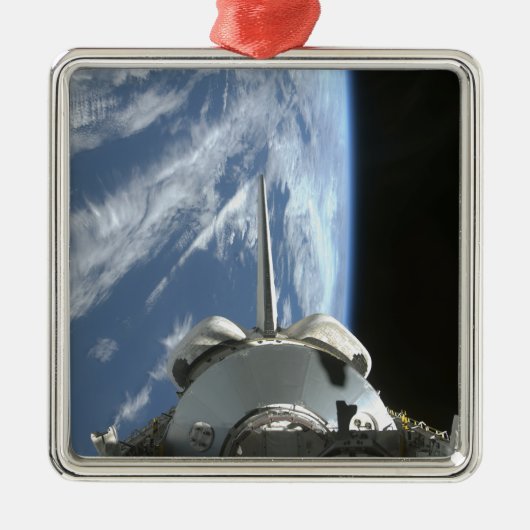 Space Shuttle Endeavor's laadbay Metalen Ornament (Voorkant)