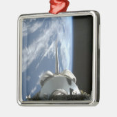 Space Shuttle Endeavor's laadbay Metalen Ornament (Links)