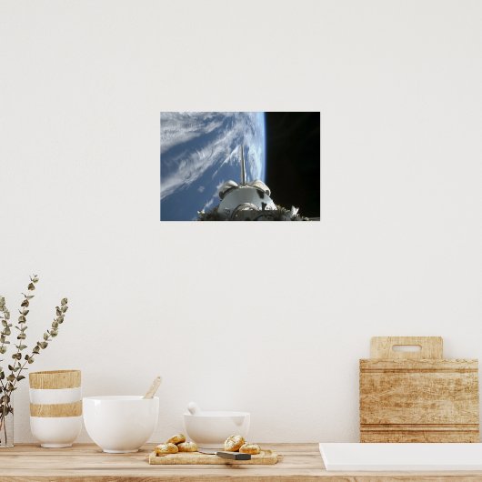 Space Shuttle Endeavor's laadbay Poster (Keuken)