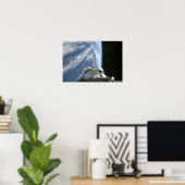 Space Shuttle Endeavor's laadbay Poster (Thuiskantoor)