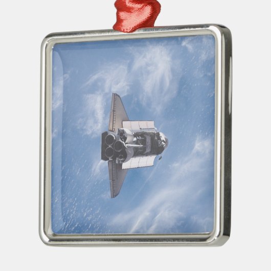 Space Shuttle Endeavour 26 Metalen Ornament (Links)