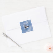 Space Shuttle Endeavour 26 Vierkante Sticker (Envelop)