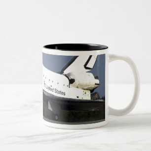 Space Shuttle Endeavour 27 Tweekleurige Koffiemok