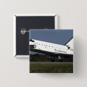 Space Shuttle Endeavour 27 Vierkante Button 5,1 Cm (Voorkant /achterkant)