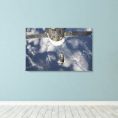 Space Shuttle Endeavour 8 Canvas Afdruk (Insitu (Houten vloer))