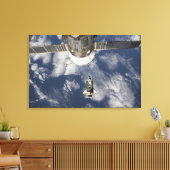 Space Shuttle Endeavour 8 Canvas Afdruk (Insitu (Woonkamer))