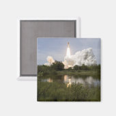 Space Shuttle Endeavour gaat van start 7 Magneet (Voorkant / Achterkant)