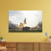 Space Shuttle Endeavour gaat van start 8 Canvas Afdruk (Insitu (Woonkamer))