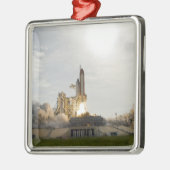 Space Shuttle Endeavour gaat van start 8 Metalen Ornament (Links)