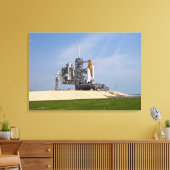 Space Shuttle Endeavour op het lanceerplatform 4 Canvas Afdruk (Insitu (Woonkamer))