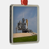 Space Shuttle Endeavour op het lanceerplatform 4 Metalen Ornament (Rechts)
