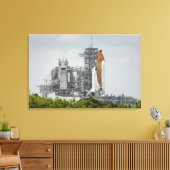 Space Shuttle Endeavour op het lanceerplatform 5 Canvas Afdruk (Insitu (Woonkamer))