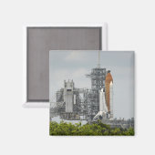 Space Shuttle Endeavour op het lanceerplatform 5 Magneet (Voorkant / Achterkant)