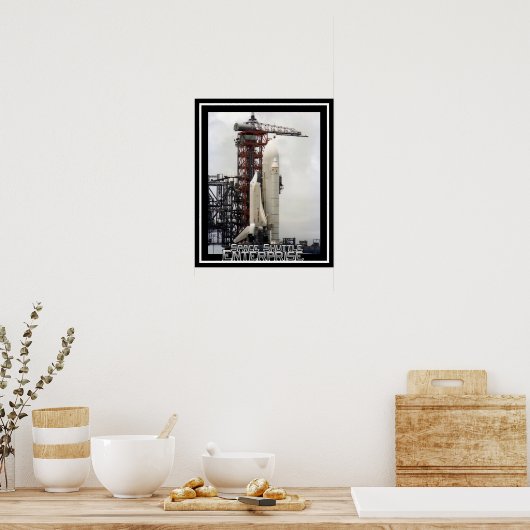 Space Shuttle Enterprise Poster (Keuken)