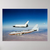 Space Shuttle Enterprise Test Flight Poster (Voorkant)