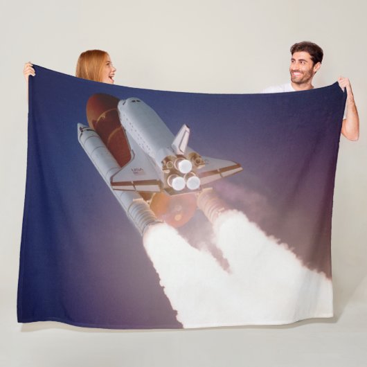 SPACE SHUTTLE FLEECE DEKEN (In situ)