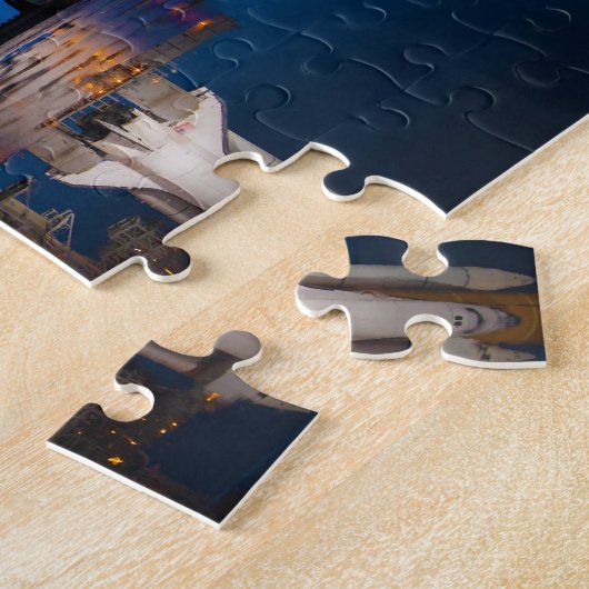 Space Shuttle gereed voor introductie Legpuzzel (Zijkant)
