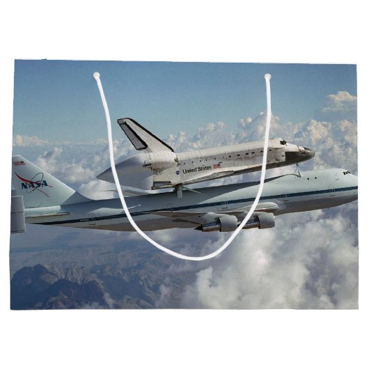 Space Shuttle Groot Cadeauzakje (Achterkant)