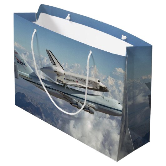 Space Shuttle Groot Cadeauzakje (Achterkant Gekanteld)