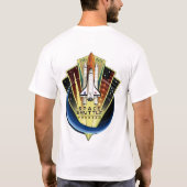 Space Shuttle-herdenkingsdag T-shirt (Achterkant)