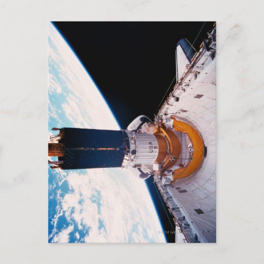 Space Shuttle in Orbit 2 Briefkaart (Voorkant)