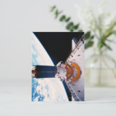Space Shuttle in Orbit 2 Briefkaart (Staand voorkant)