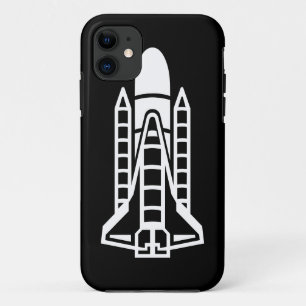 Space shuttle iPhone-draagtas Aangepaste telefoo iPhone 11 Hoesje