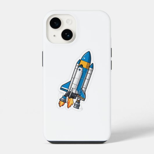 Space Shuttle iPhone Hoesje (Achterkant)