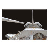 Space Shuttle-laadbay van Discovery Foto Afdruk (Voorkant)