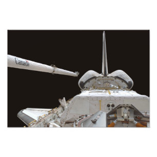 Space Shuttle-laadbay van Discovery Foto Afdruk